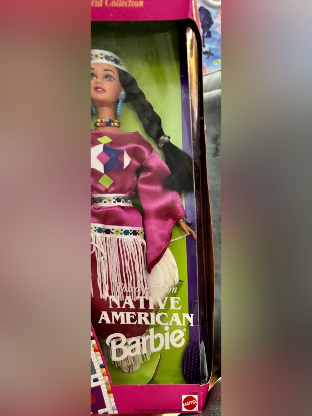 Barbie Vintage 1994 Third Ed. Native American World Collection, Box Wear 1 Owner - Picture 7 of 10